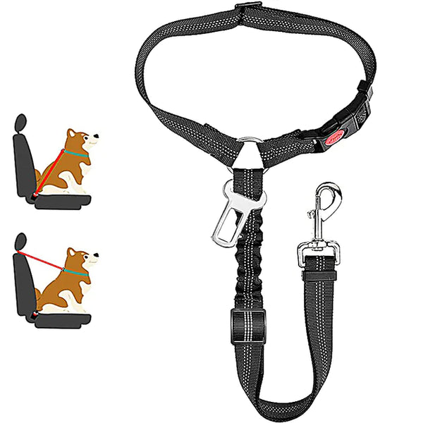 Guardian 2-in-1 Dog Seatbelt with Headrest Restraint