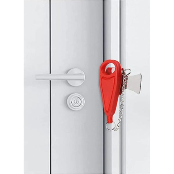 Portable Door Lock Solid Heavy Duty Door Lock for Additional Safety