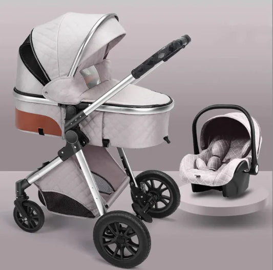 Lightweight Folding High View Stroller