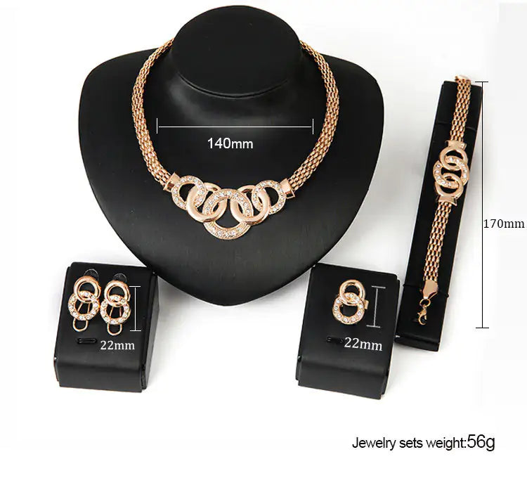 Gold Indian Luxury Jewelry Set