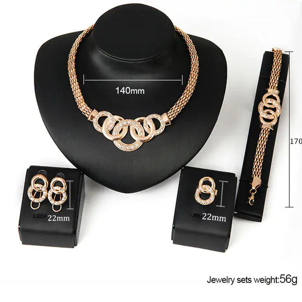 Gold Indian Luxury Jewelry Set