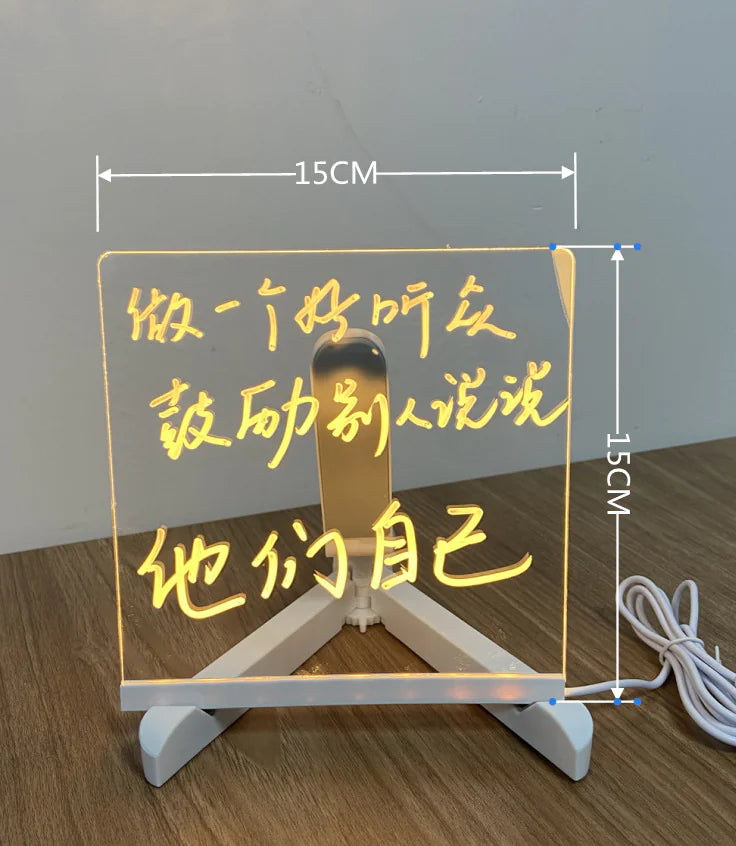 Creative Message Board Lamp