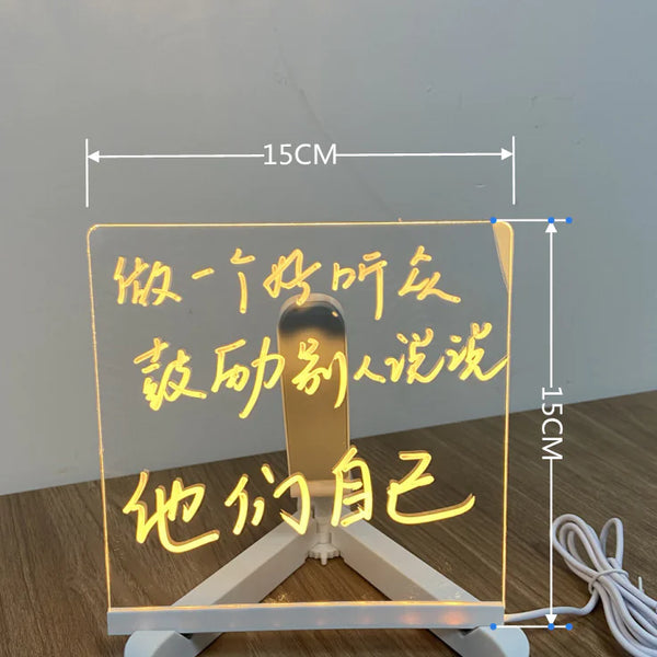 Creative Message Board Lamp