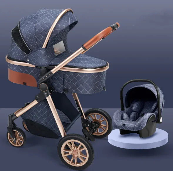 Lightweight Folding High View Stroller