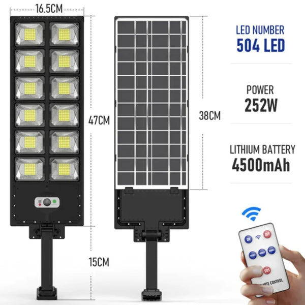 New Solar Double Row Street Light