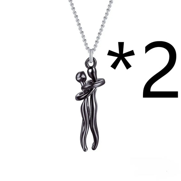 Affectionate Hug Pendant Necklace