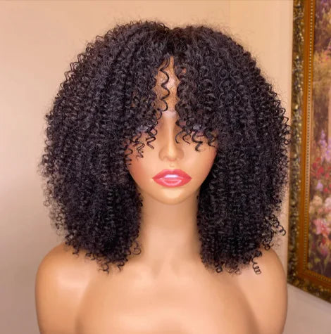 Curly Human Hair Wigs Brazilian Kinky