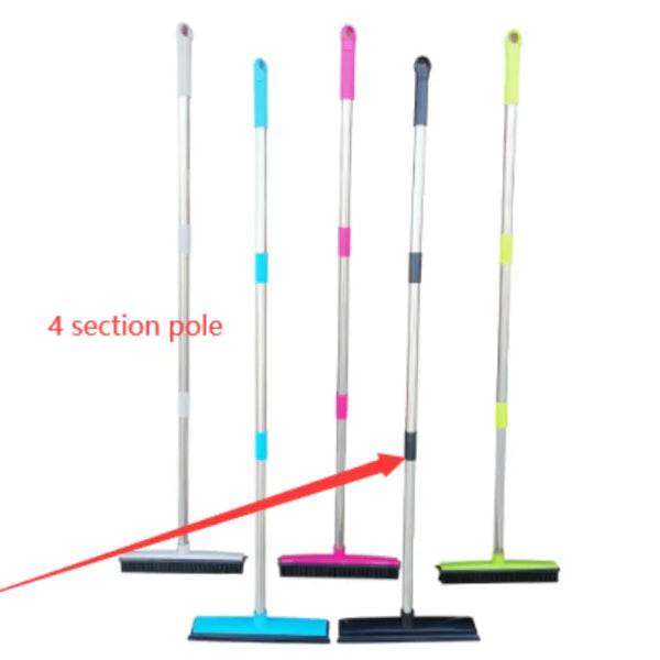 TriPole Dust & Carpet Scraper Broom