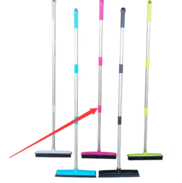 TriPole Dust & Carpet Scraper Broom