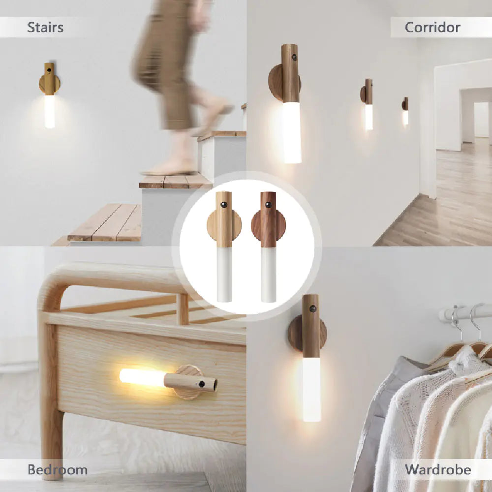 Wireless Wood Stick Night Light