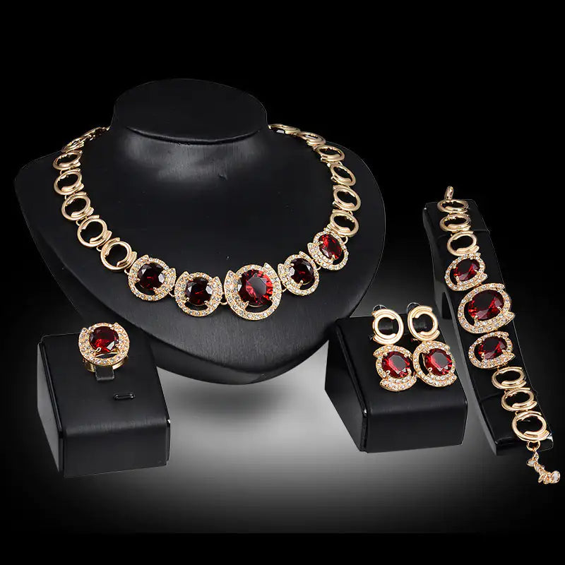 Gold Indian Luxury Jewelry Set