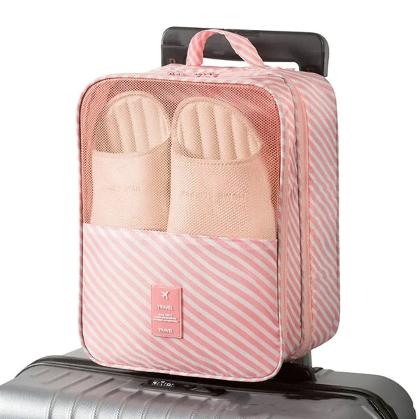 Three-Layer Travel Shoe Bag